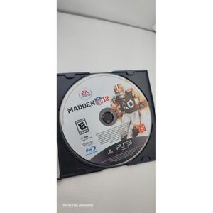 Madden NFL 12‎ (Sony PlayStation 3, PS3, 2011) Disc Only Tested and Working